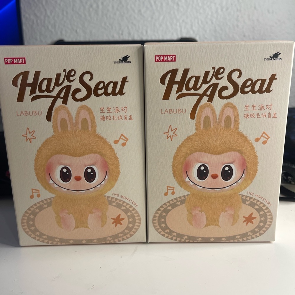 Original Labubu PopMart Have A Seat